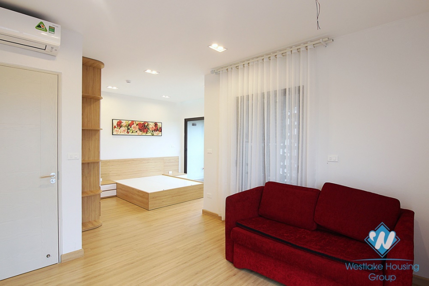 Spacious 2+ bedrooms apartment with lake view for rent in Tay Ho, Hanoi